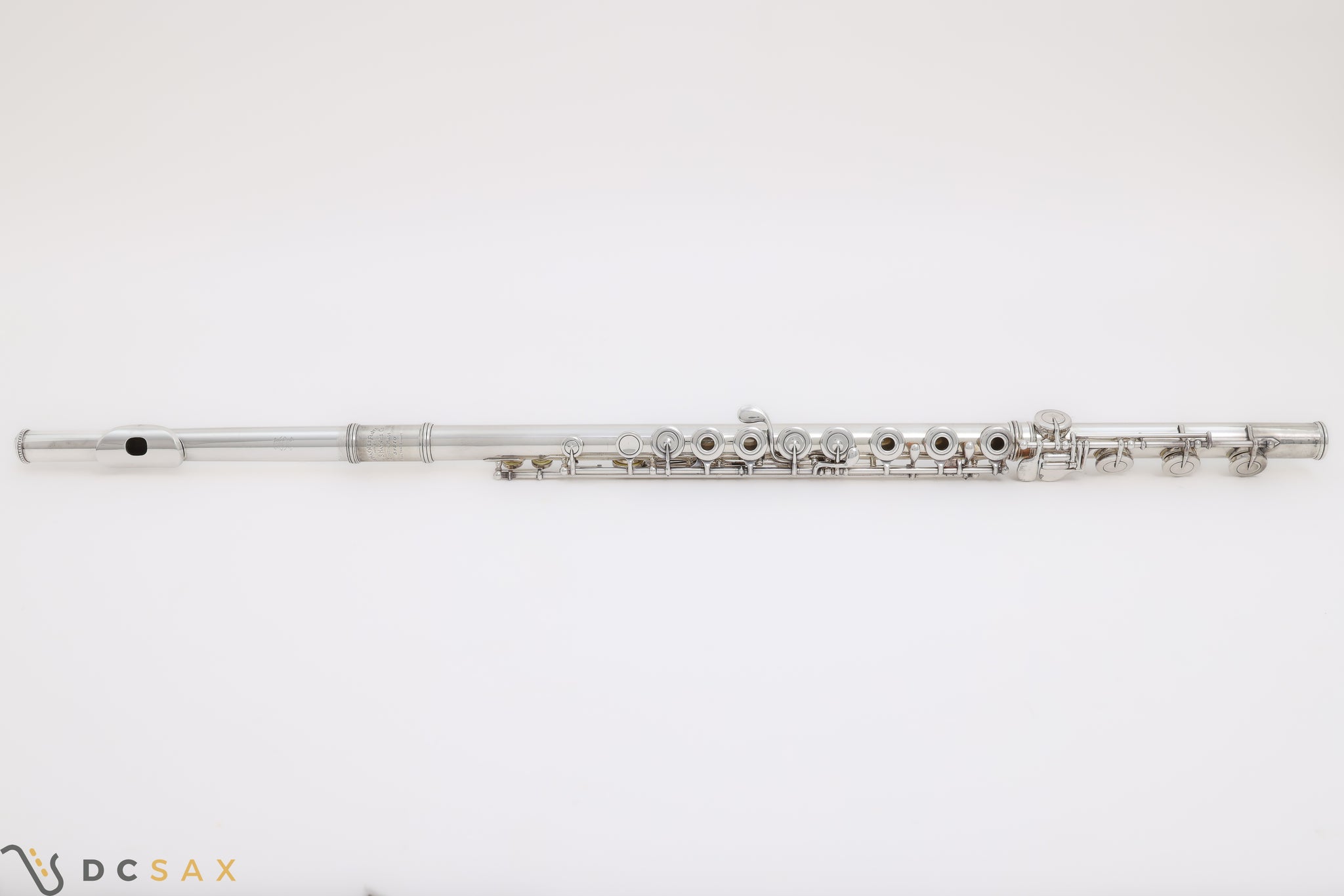 1971 Wm. S. Haynes Handmade Silver Flute, B Foot, Soldered Tone Holes, Wiseman Case