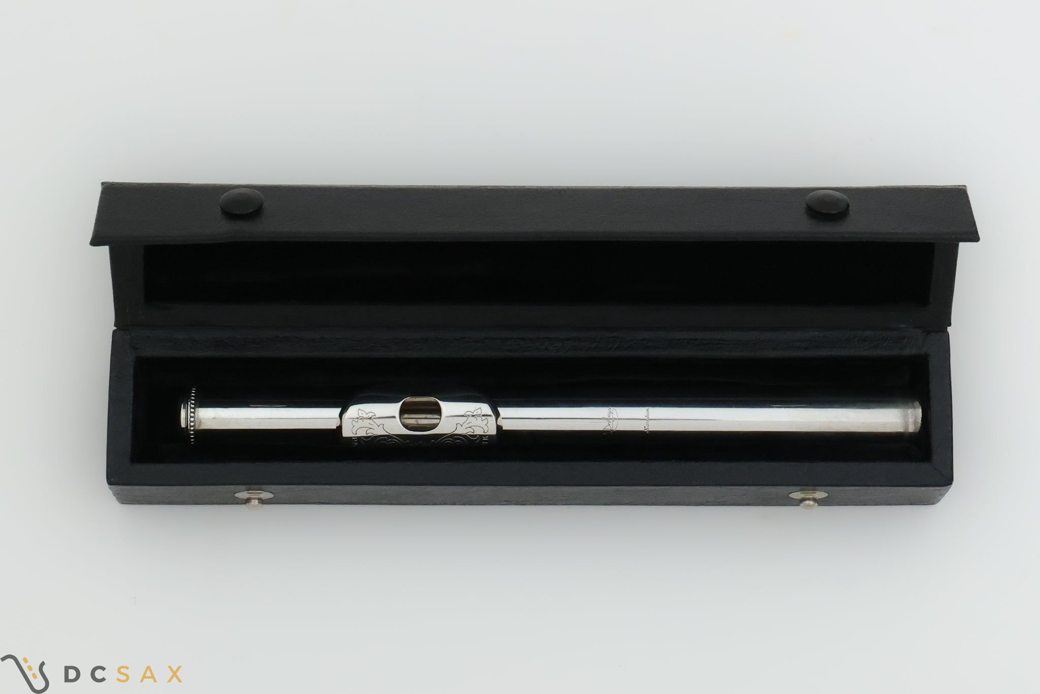 Drelinger Solid Silver Flute Headjoint, Gold Air Reed