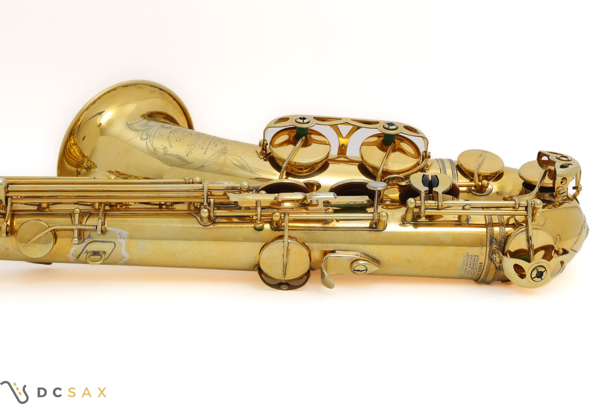 金メッキ Selmer Mark VI テナーサックス（シリアルNo. 94,xxx）、High F#キー付き、動画あり、必見！