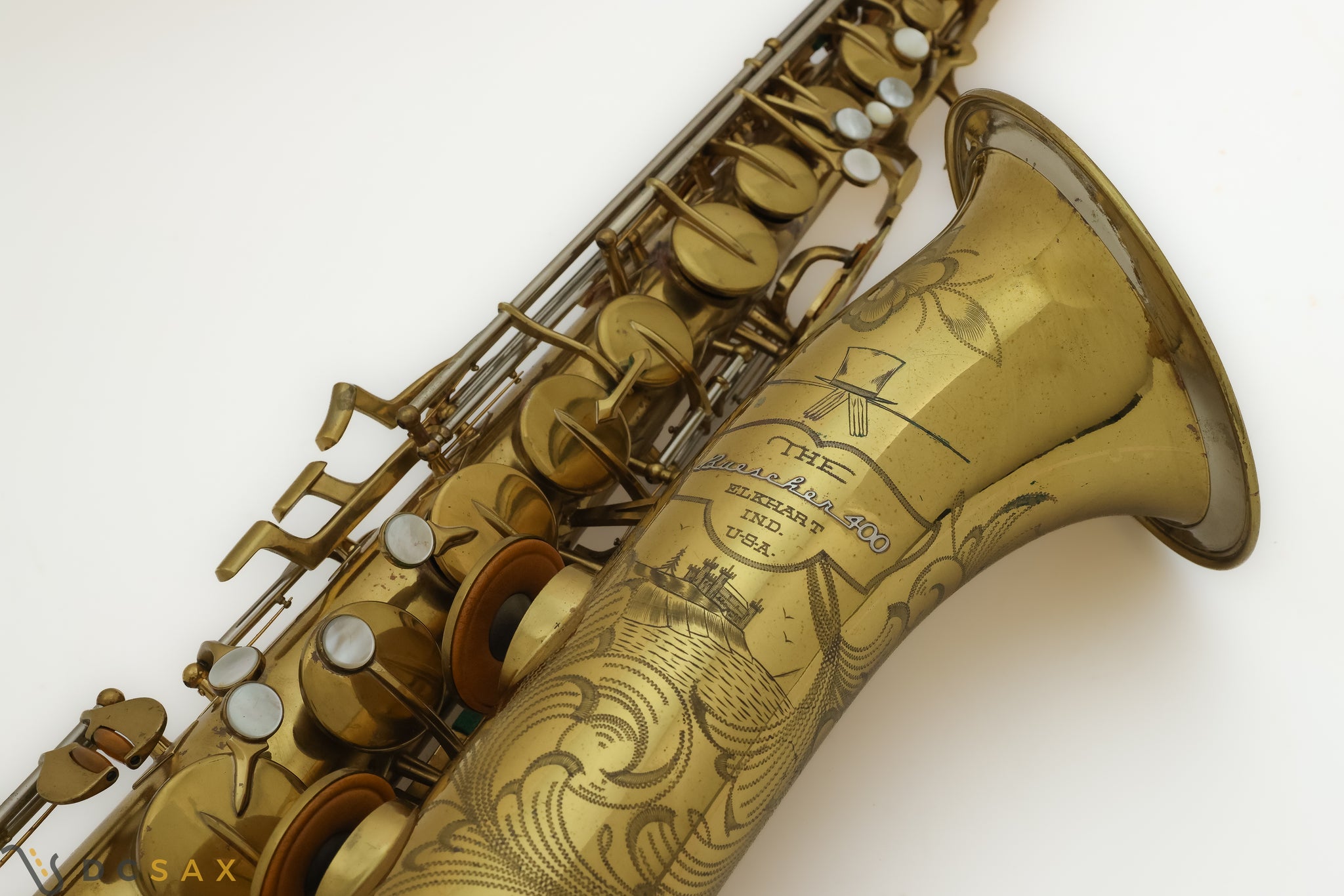 1949 Buescher Top Hat and Cane Tenor Saxophone, Original Lacquer, Video