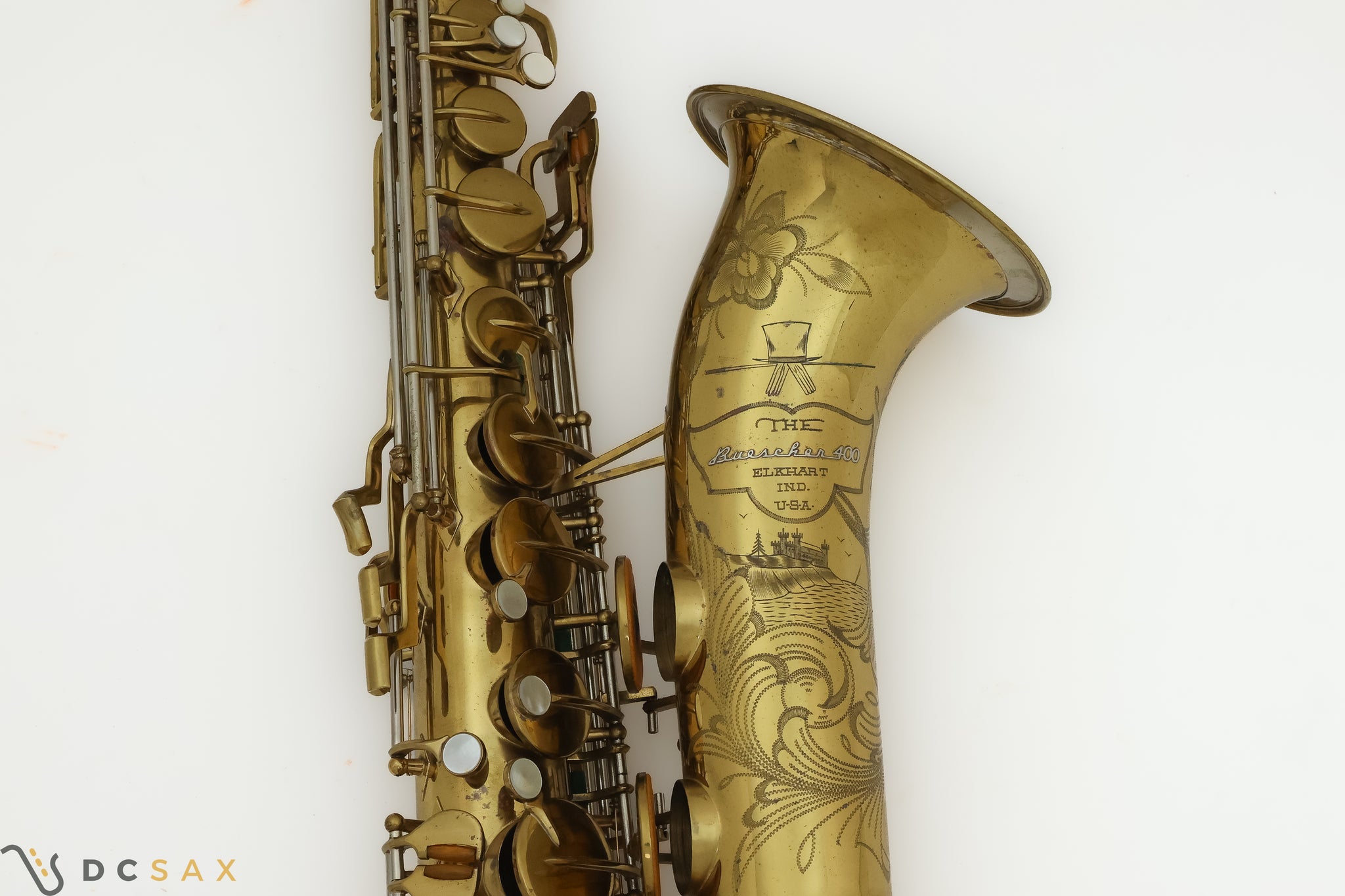 1949 Buescher Top Hat and Cane Tenor Saxophone, Original Lacquer, Video
