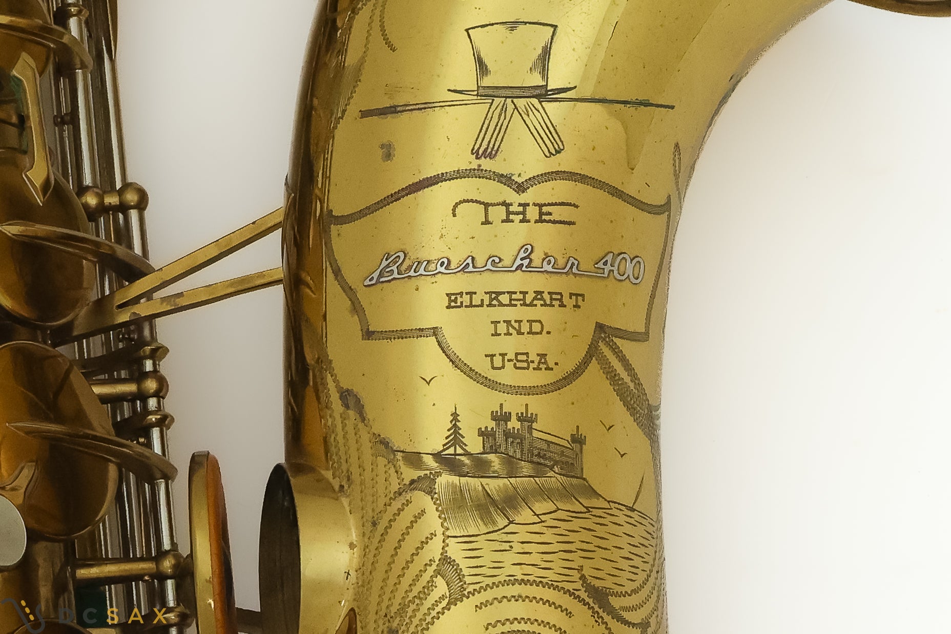 1949 Buescher Top Hat and Cane Tenor Saxophone, Original Lacquer, Video
