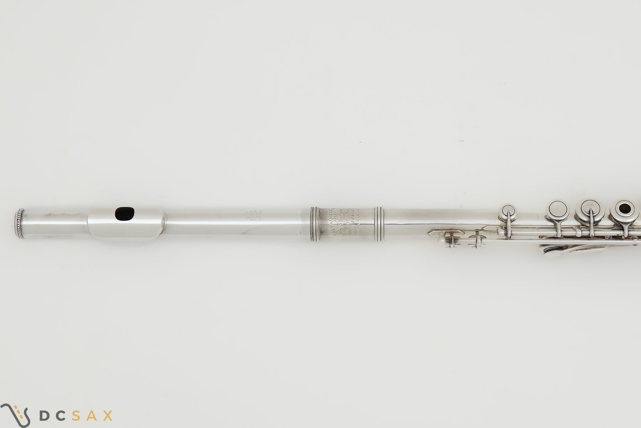 1971 Wm. S. Haynes Handmade Silver Flute, B Foot, Soldered Tone Holes, Wiseman Case