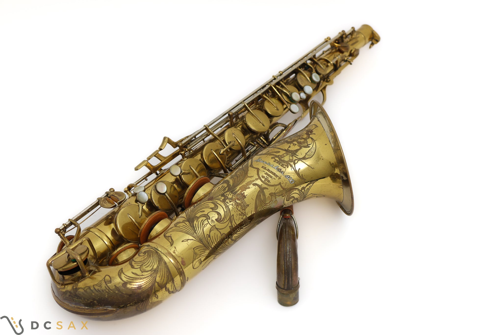 1946 Buescher Top Hat and Cane Tenor Saxophone, Original Lacquer