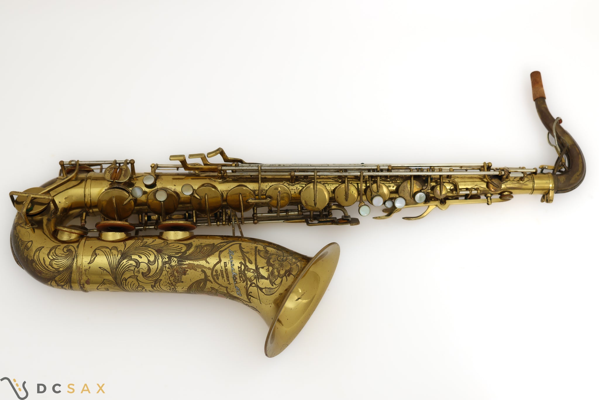 1946 Buescher Top Hat and Cane Tenor Saxophone, Original Lacquer