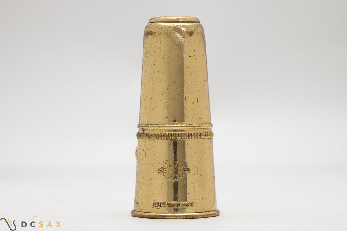 1950's Selmer Two Screw Tenor Saxophone Ligature and Cap Set, From Mark VI