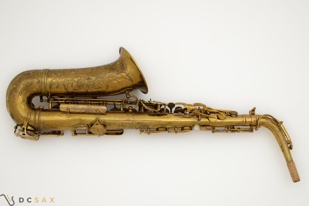 1947 Selmer Super Balanced Action SBA Alto Saxophone, Original Lacquer, Overhaul, Video