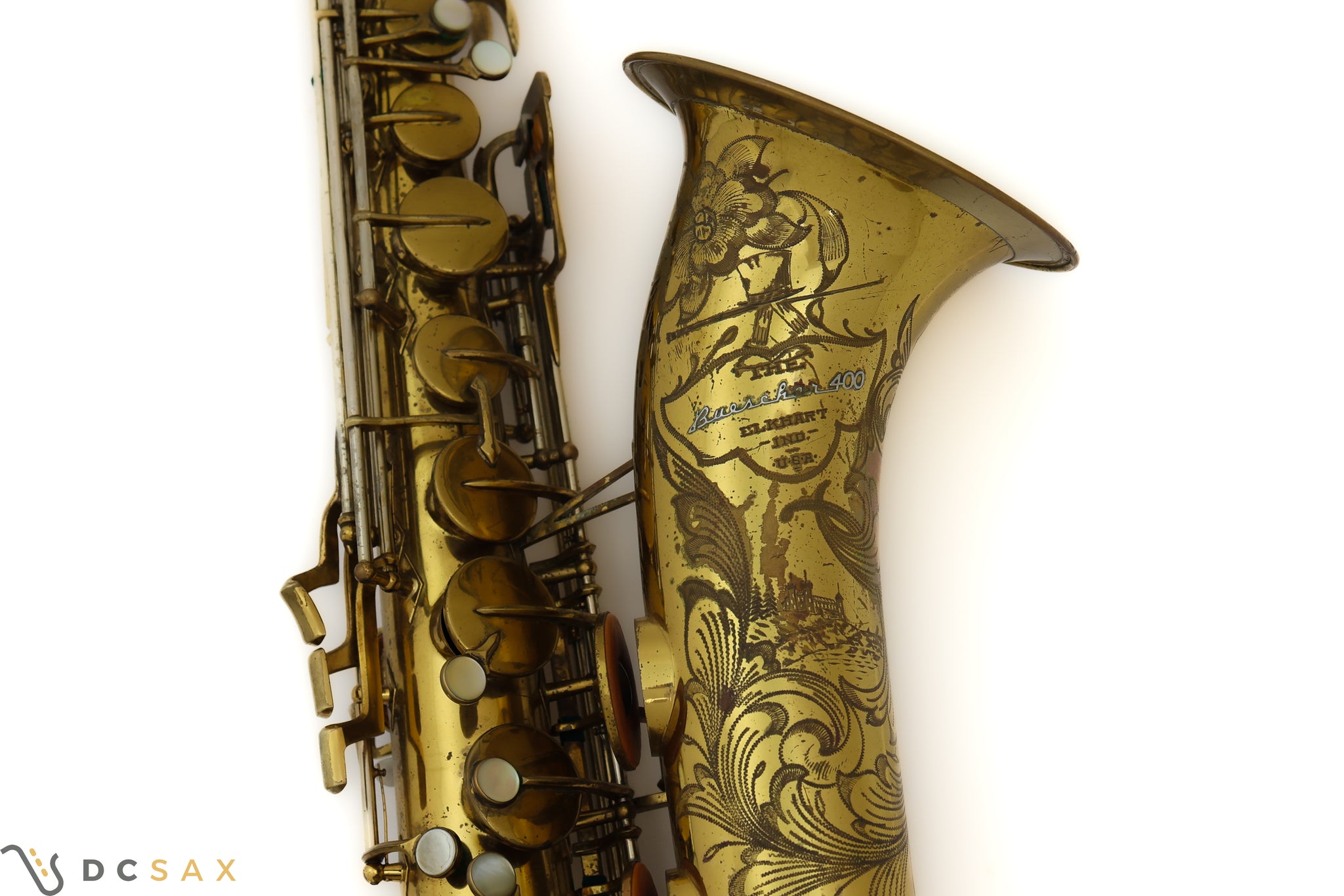 1946 Buescher Top Hat and Cane Tenor Saxophone, Original Lacquer