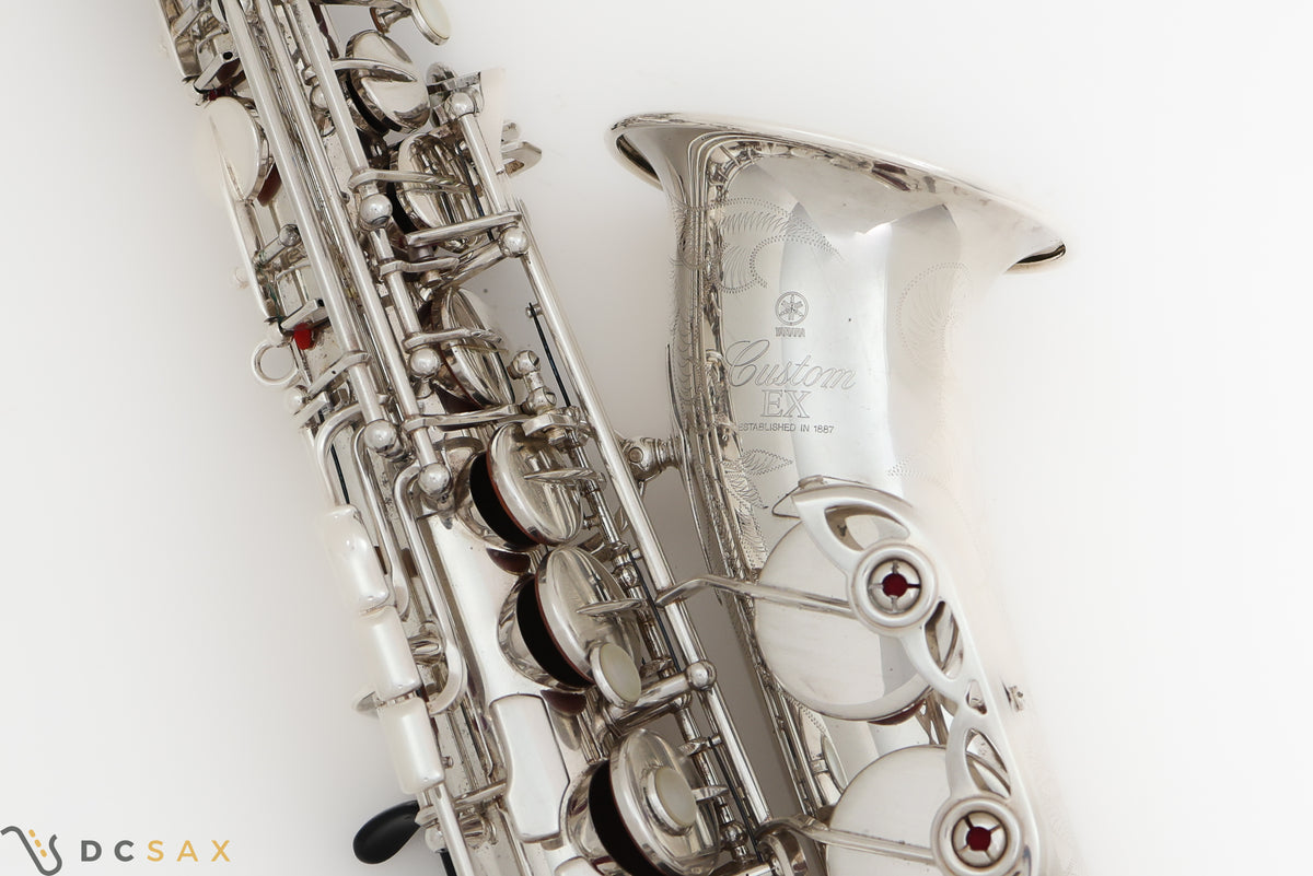 Yamaha Custom YAS-875EX Alto Saxophone, Silver Plated, Just Serviced