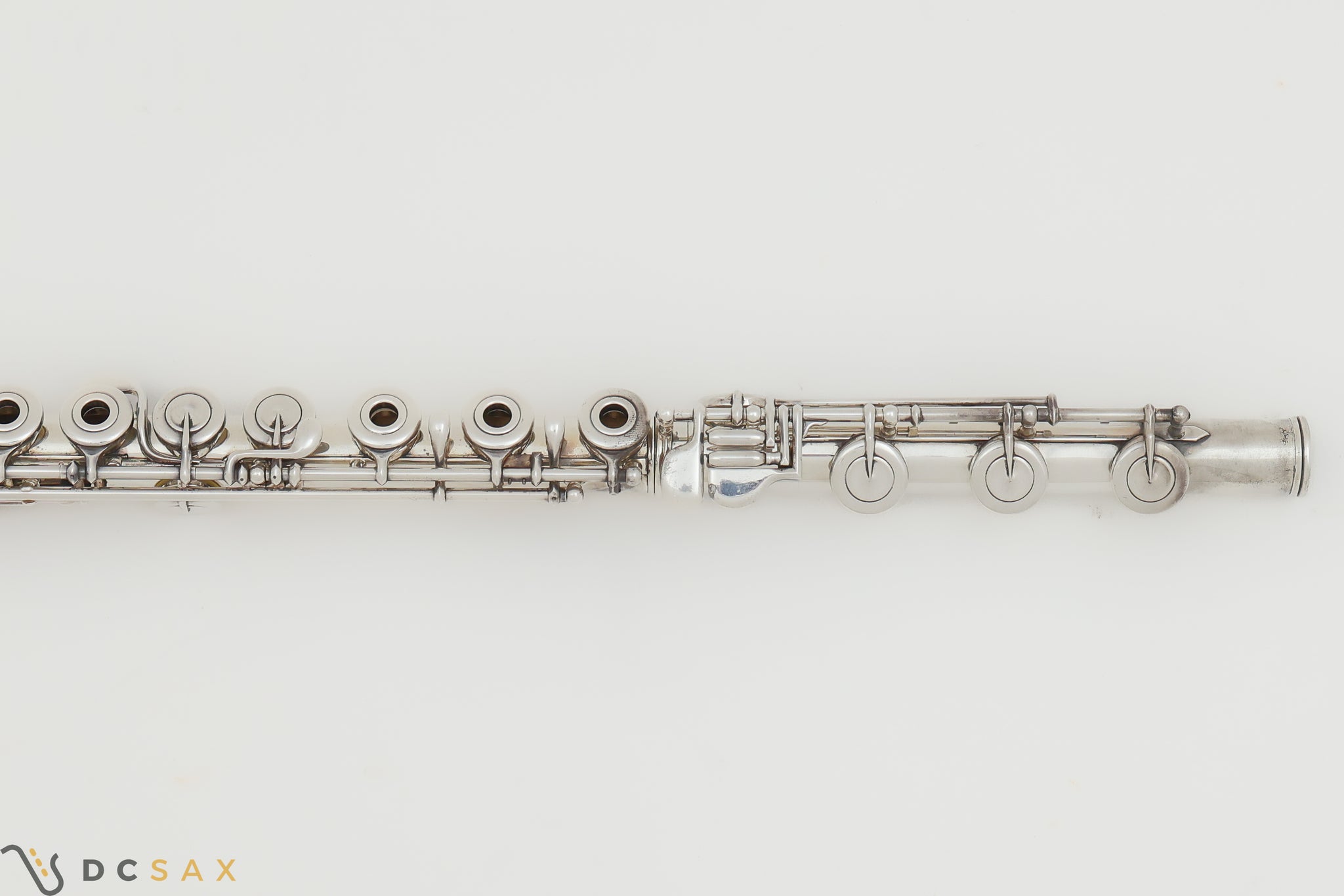 1971 Wm. S. Haynes Handmade Silver Flute, B Foot, Soldered Tone Holes, Wiseman Case