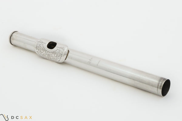 Drelinger Headjoint, Solid Silver, Gold Air Reed