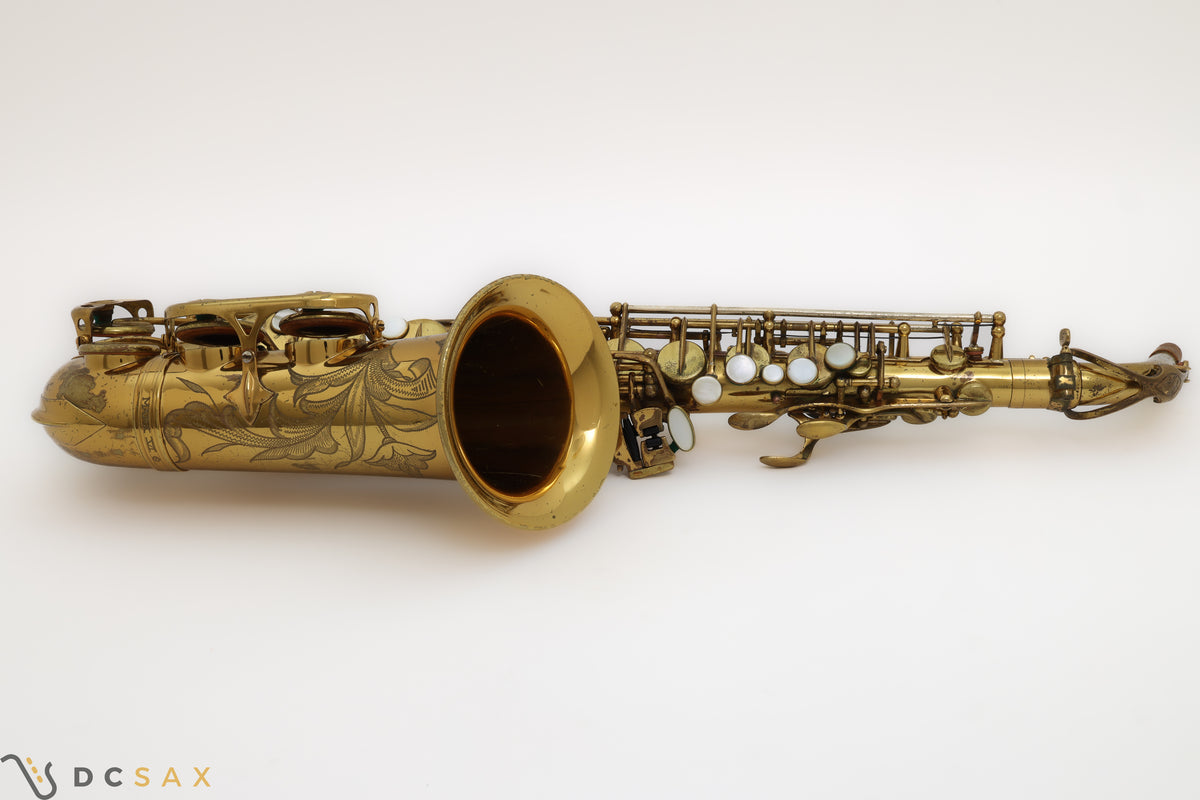 Selmer Mark VI alto saxophone complete side shot