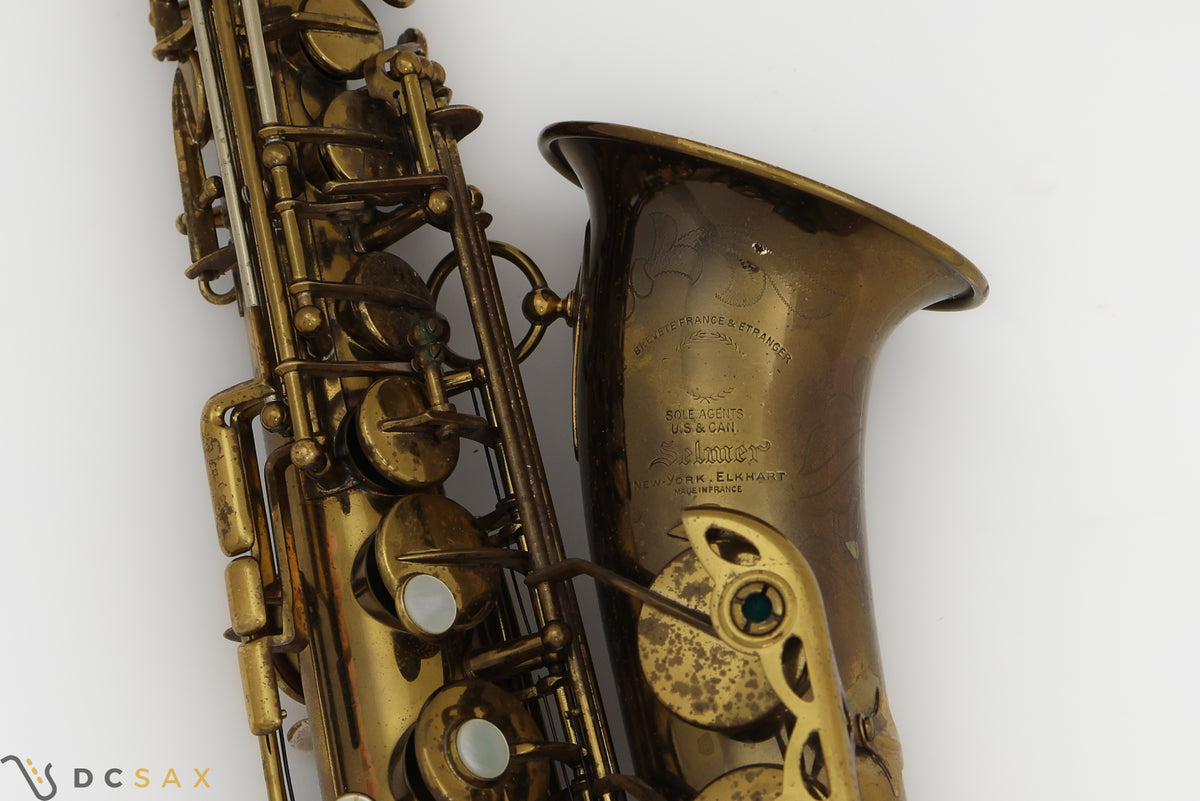 1947 37,xxx Selmer Super Balanced Action SBA Alto Saxophone, Overhaul, Video