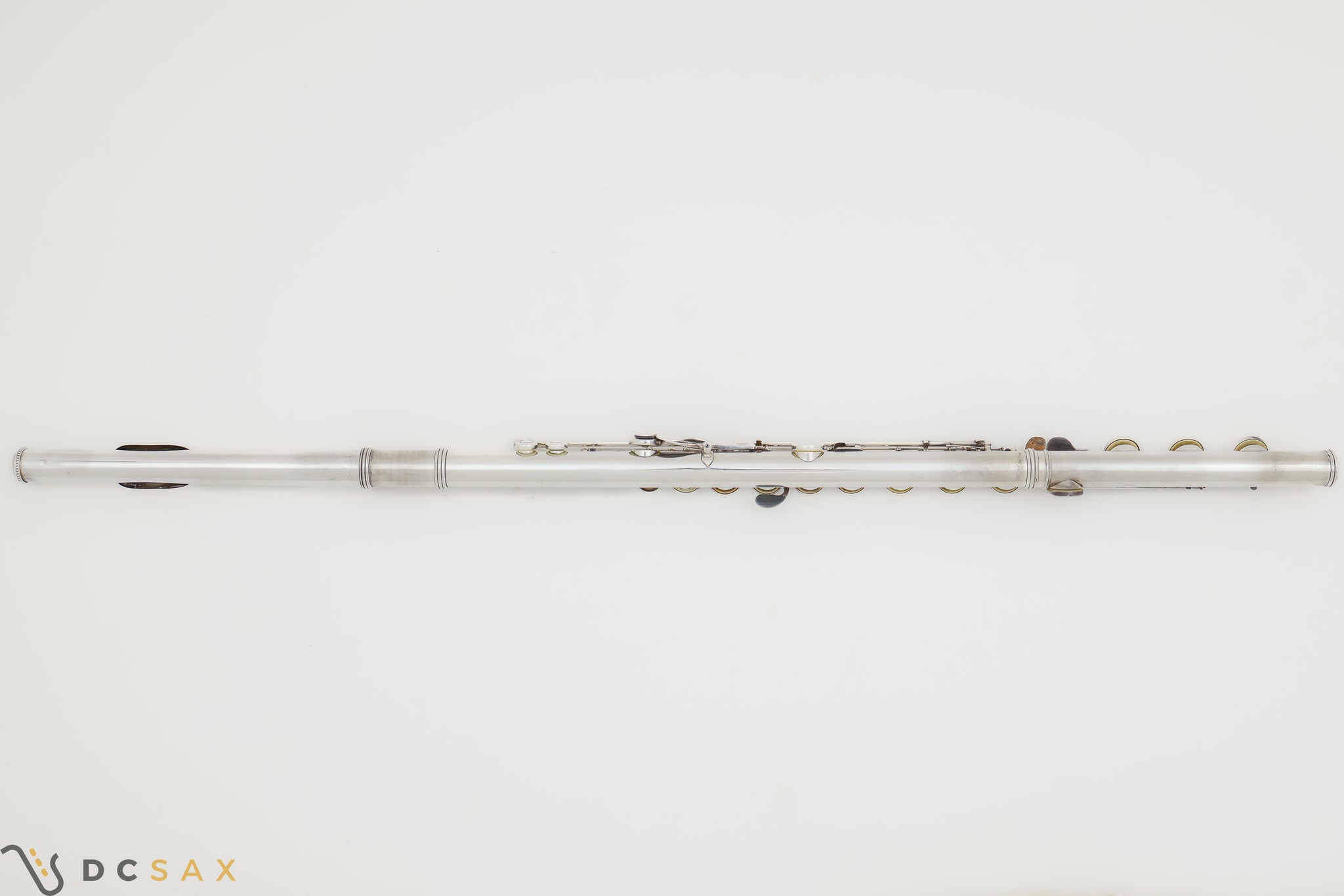 1971 Wm. S. Haynes Handmade Silver Flute, B Foot, Soldered Tone Holes, Wiseman Case
