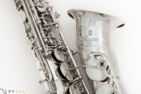 Yamaha Custom YAS-875EX Alto Saxophone, Silver Plated, Just Serviced