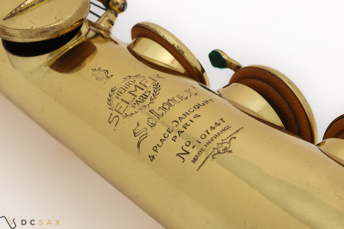 1963 107,xxx Selmer Mark VI Soprano Saxophone, Original Lacquer