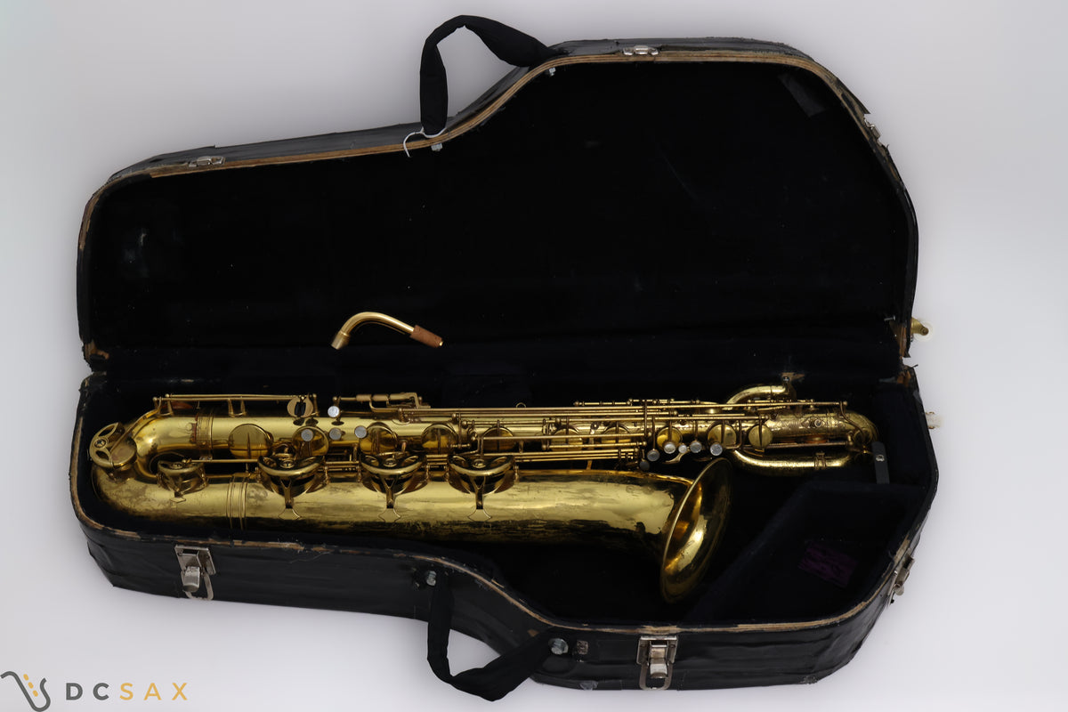 Low A 281,xxx Selmer Mark VI Baritone Saxophone, Original Lacquer, Just Serviced