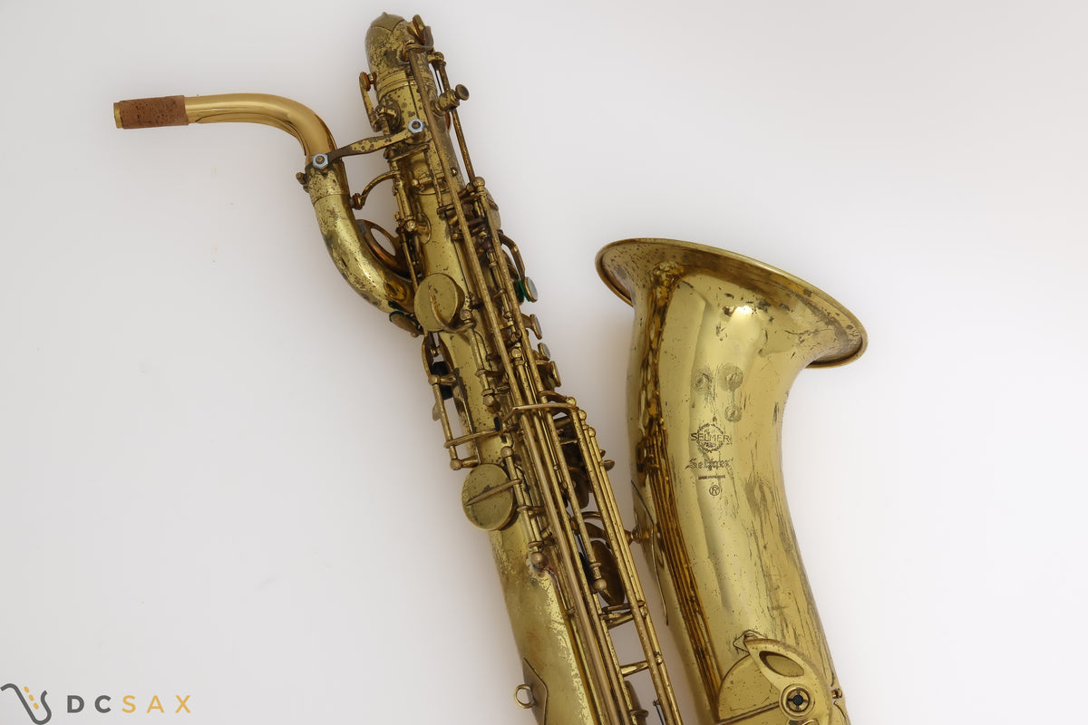 Low A 281,xxx Selmer Mark VI Baritone Saxophone, Original Lacquer, Just Serviced