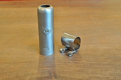 Vintage Berg Larsen Alto Saxophone Ligature and Cap Set for Metal Mouthpieces