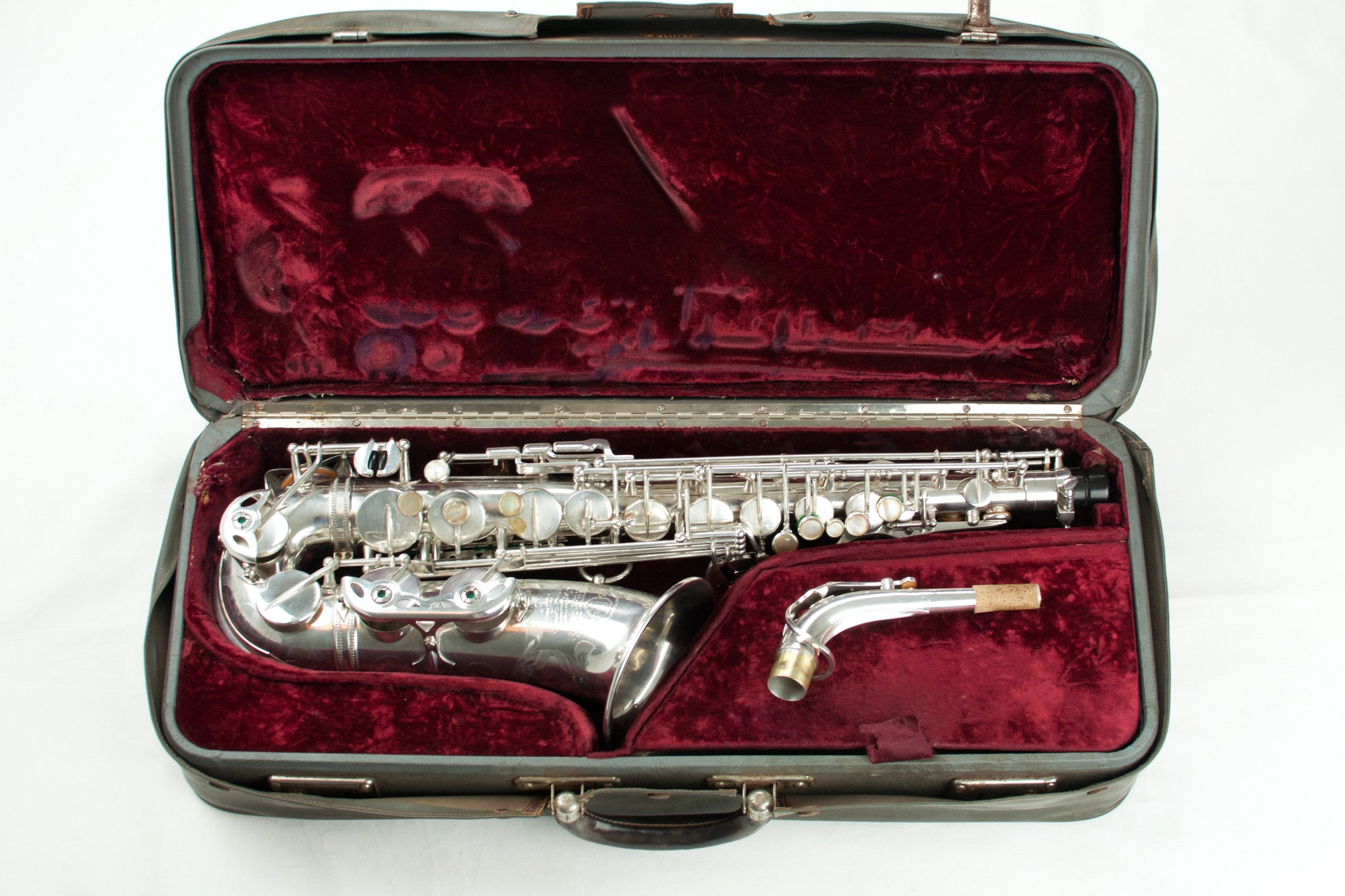 1958 80,xxx Selmer Mark VI Alto Saxophone MEDIUM BOW ORIGINAL SILVER