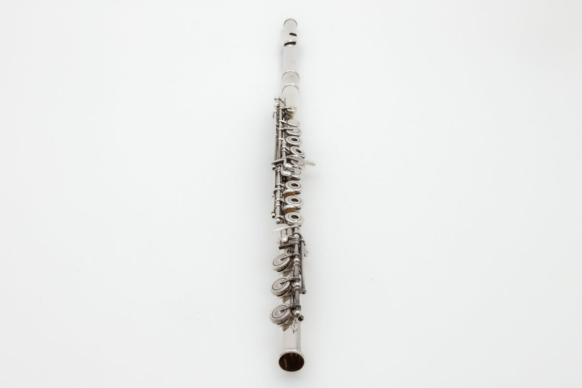 Brannen-Cooper Handmade Sterling Silver Flute #2493
