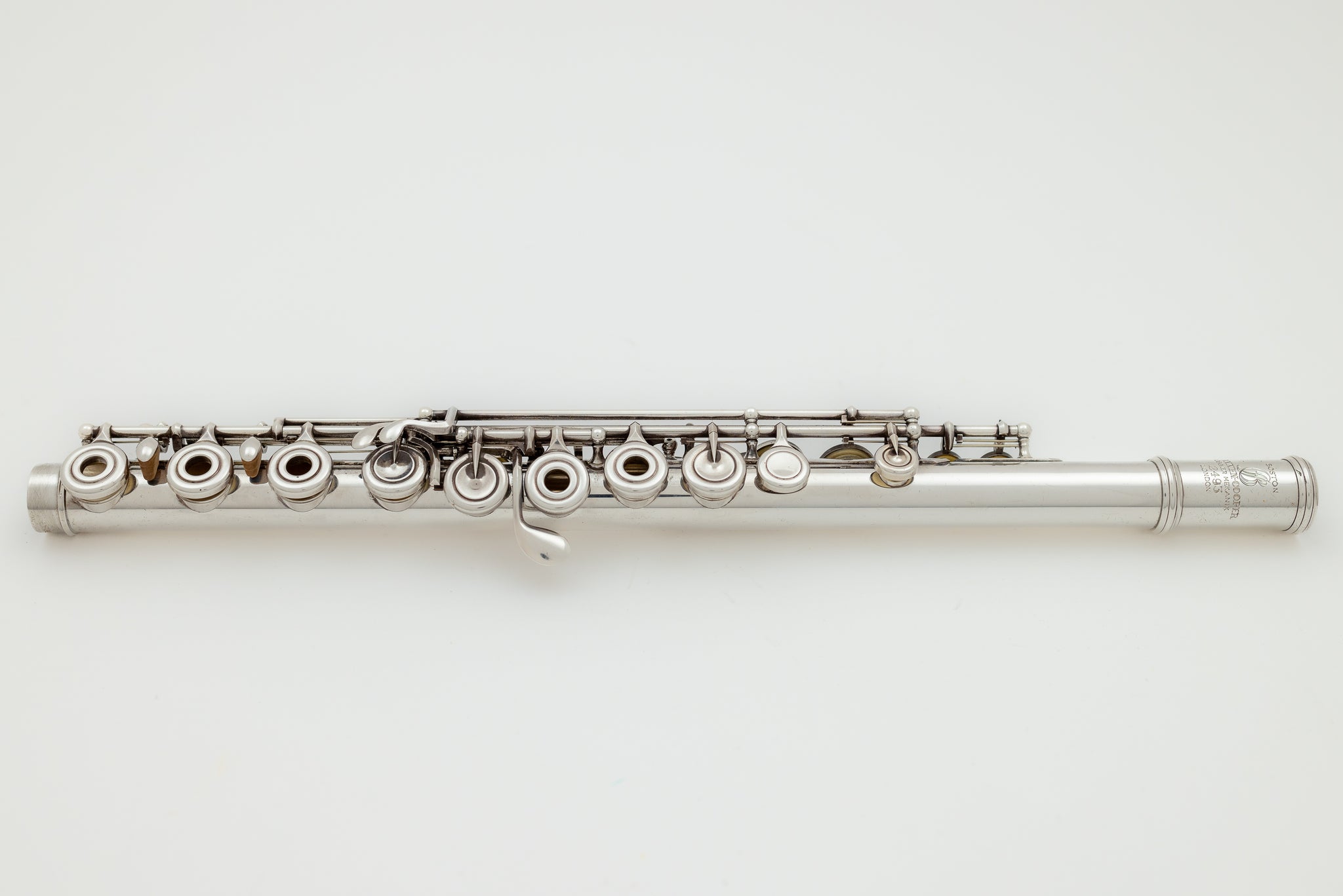 Brannen Cooper Handmade Sterling Silver Flute 2493 DC Sax