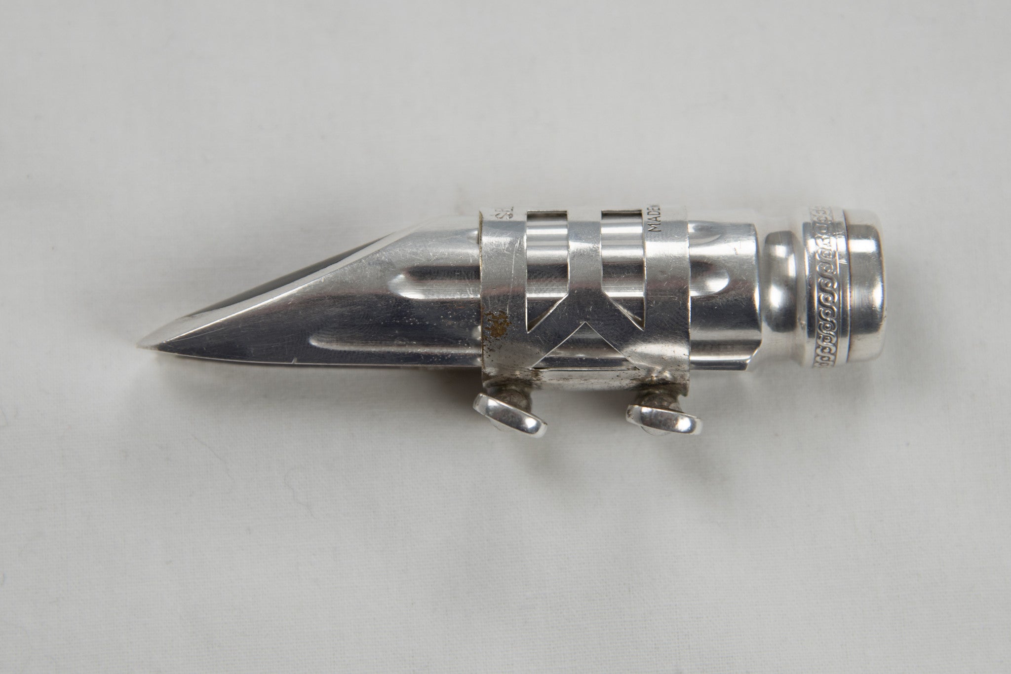 1950's Selmer Metal D Tenor Saxophone Mouthpiece Diamond Logo MARCEL MULE MODEL