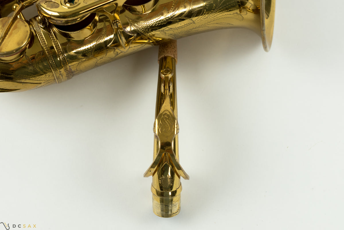 1954년식 55,xxx번대 셀머 Mark VI 알토 색소폰, 더블 S 넥, 전체 수리 완료