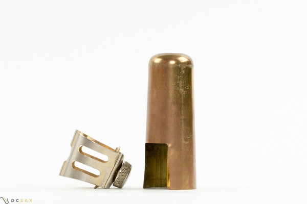 1950's Otto Link Tenor Saxophone Ligature and Cap Set from STM No USA