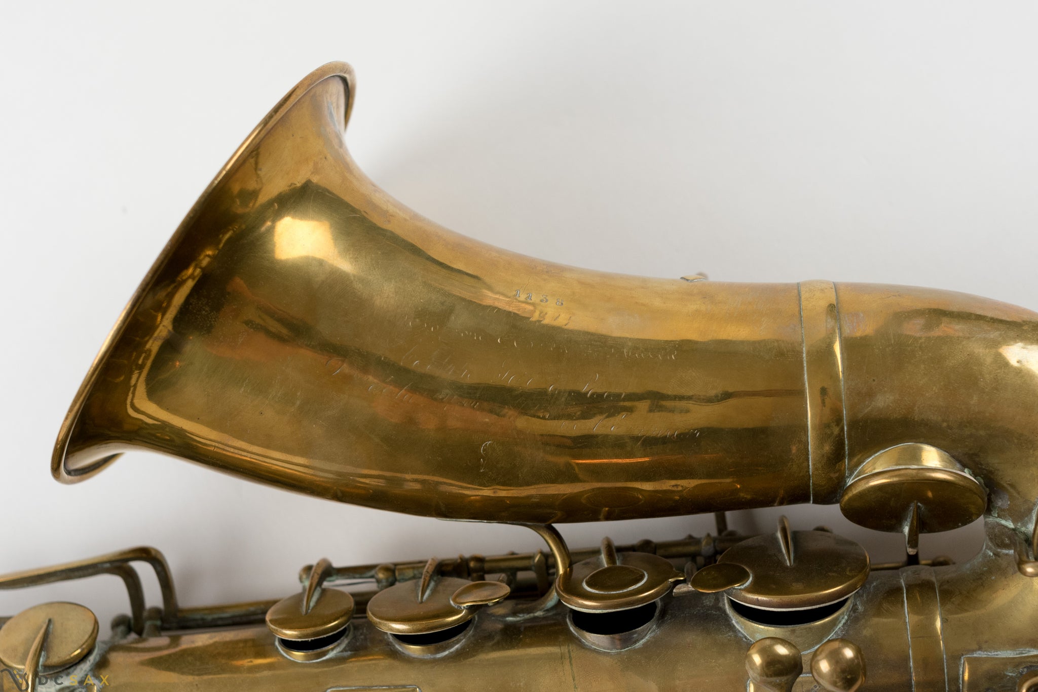 1861 Adolphe Sax Alto Saxophone, Early Big Bell Version
