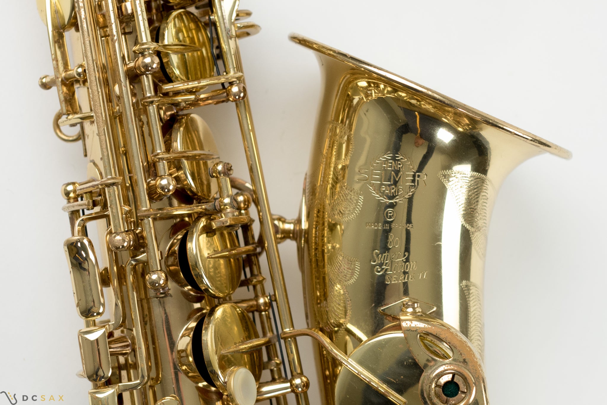 Selmer Super Action Series II Alto Saxophone, Fresh Repad