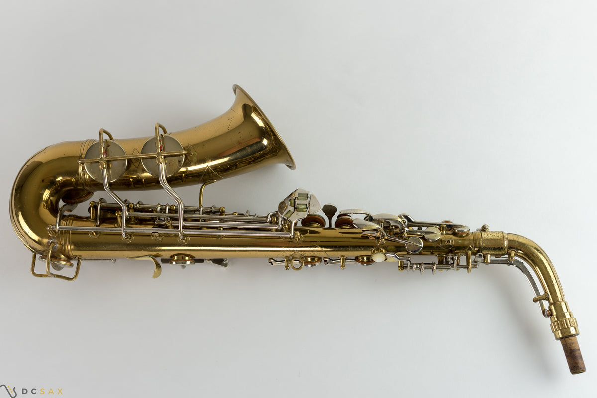 1941년식 콘(Conn) 6M VIII 알토 색소폰, 롤톤 홀(Rolled Tone Holes), 점검 완료, 영상 포함