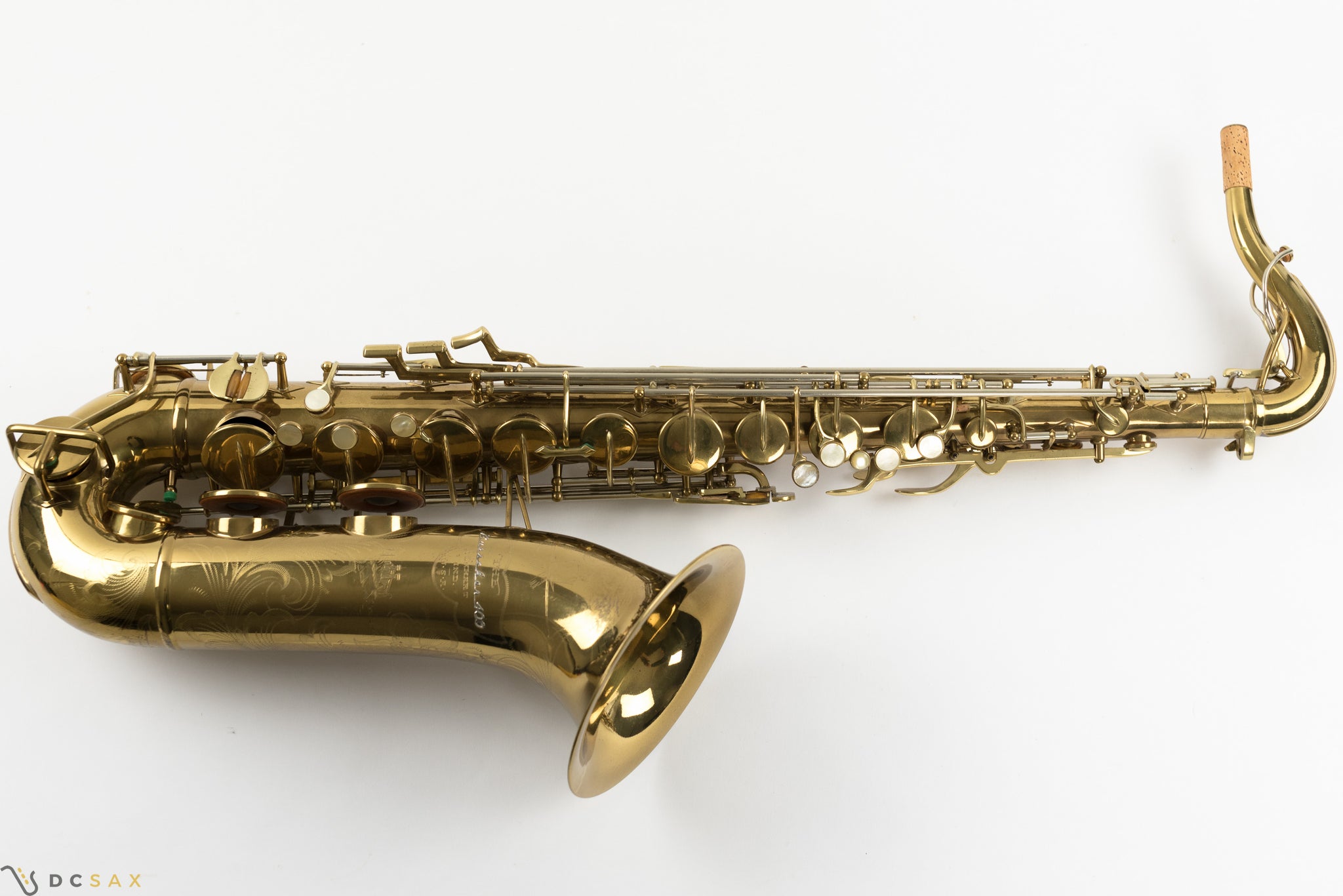 Buescher 400 Top Hat and Cane Tenor Saxophone, Near Mint, Original Lacquer