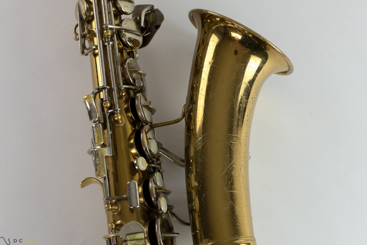 1941년식 콘(Conn) 6M VIII 알토 색소폰, 롤톤 홀(Rolled Tone Holes), 점검 완료, 영상 포함