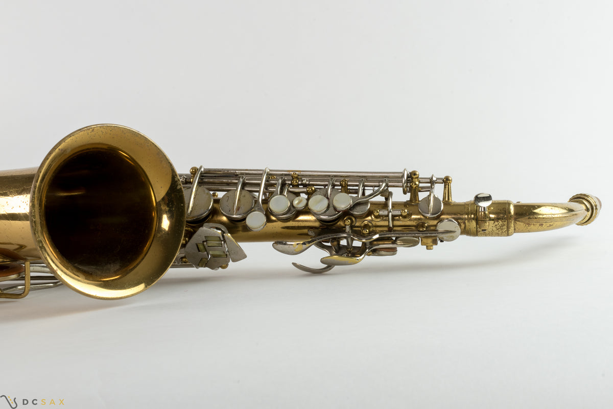 1941년식 콘(Conn) 6M VIII 알토 색소폰, 롤톤 홀(Rolled Tone Holes), 점검 완료, 영상 포함