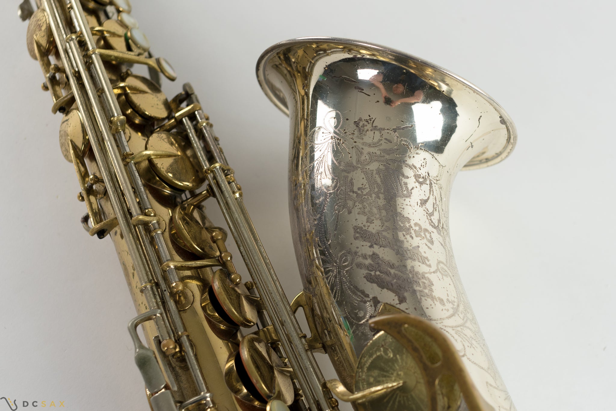 King Super 20 Tenor Saxophone, Silver Sonic