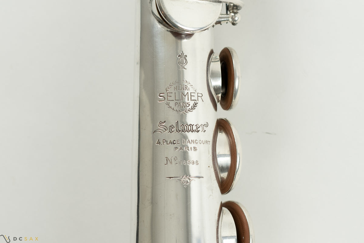86,xxx Selmer Mark VI Soprano Saxophone, 99% Original Silver Plated, High F#, Overhauled