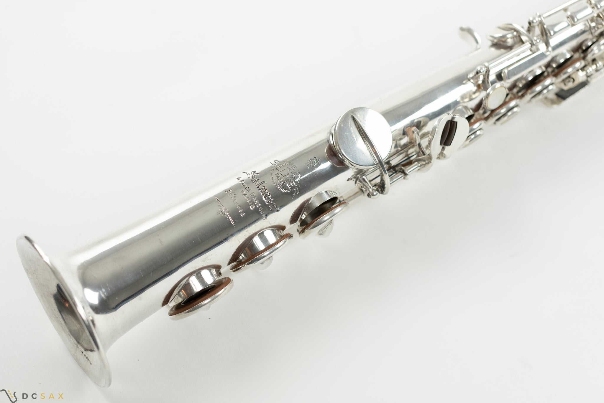 86,xxx Selmer Mark VI Soprano Saxophone, 99% Original Silver Plated, High F#, Overhauled