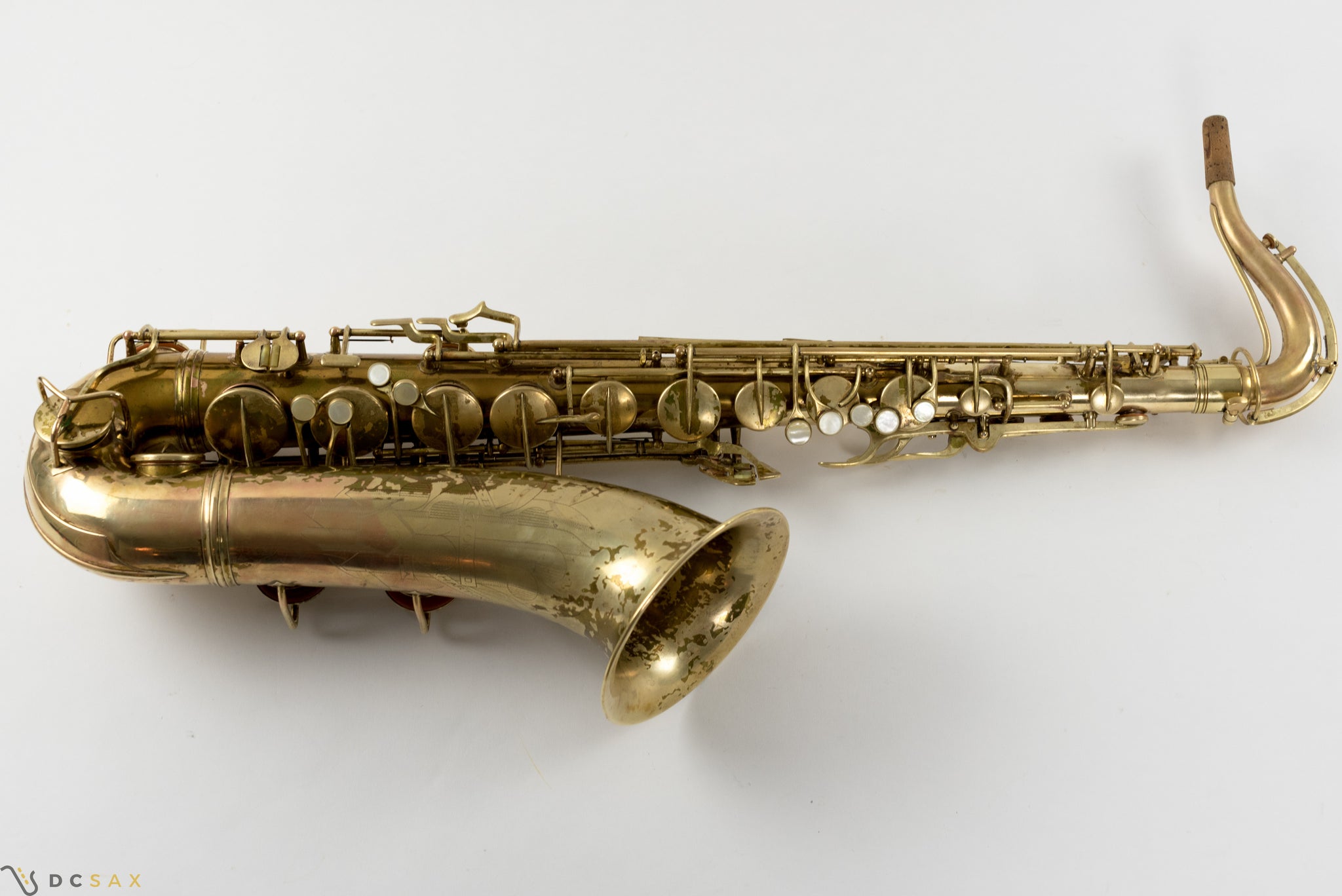 1941 Conn 10M Tenor Saxophone ORIGINAL LACQUER, ROLLED TONE HOLES