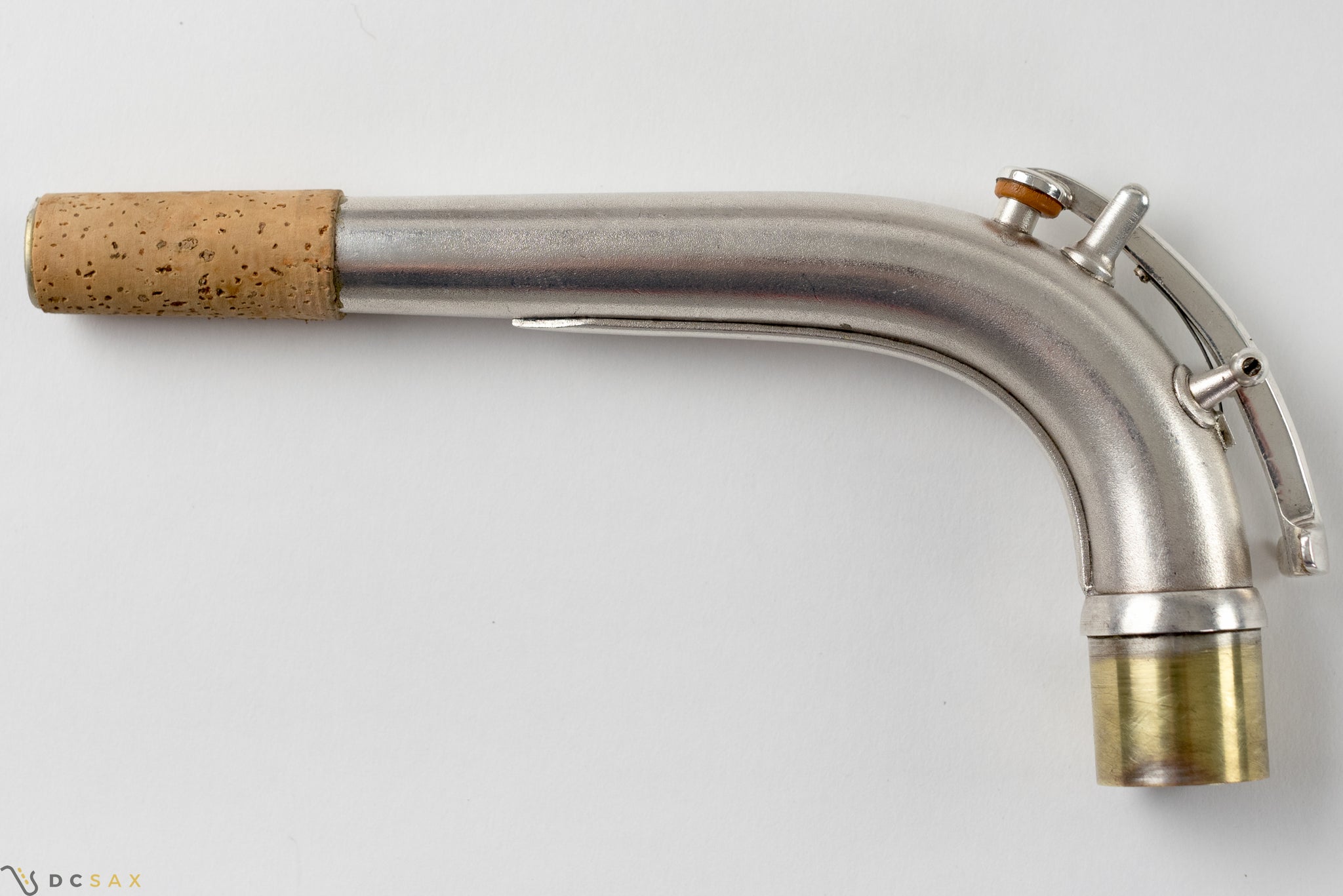 1945 Conn 12M Baritone Saxophone, Silver, Rolled Tone Holes, Overhaul