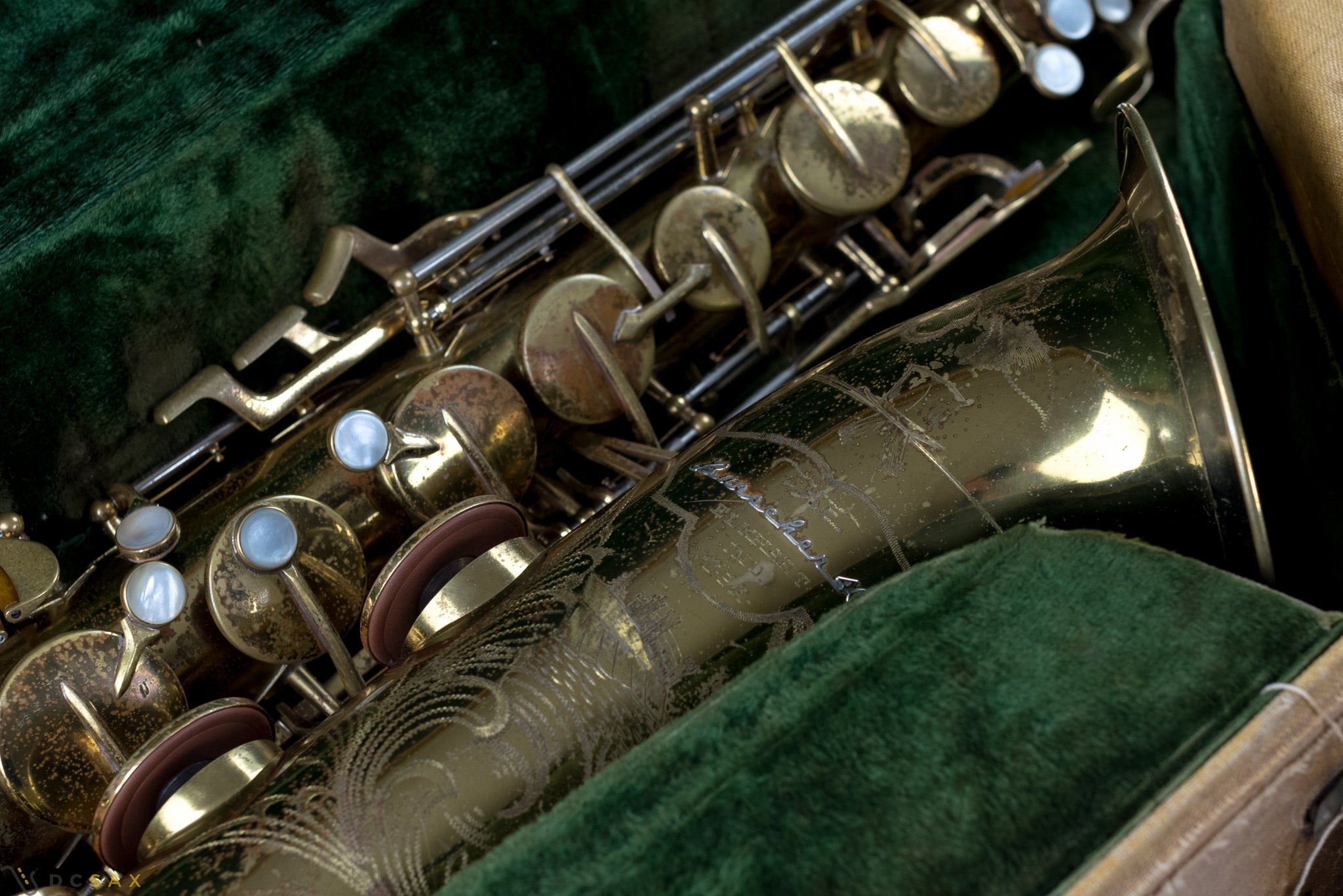 1949 Buescher 400 Top Hat and Cane Tenor Saxophone, Fresh Overhaul, Original Lacquer, Video