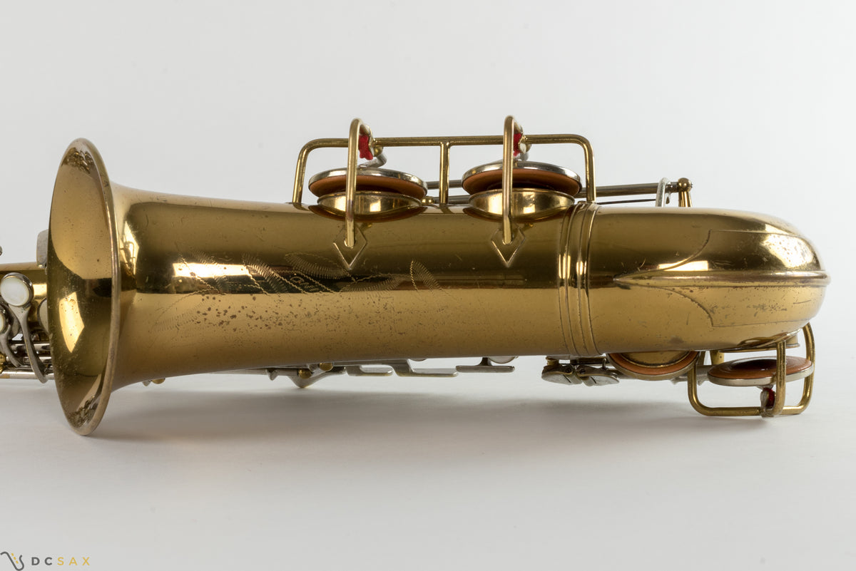 1941년식 콘(Conn) 6M VIII 알토 색소폰, 롤톤 홀(Rolled Tone Holes), 점검 완료, 영상 포함