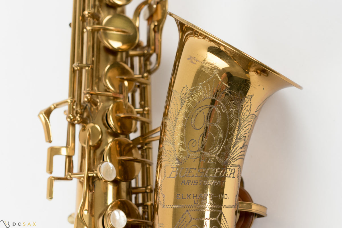 Buescher Aristocrat "Big B" Alto Saxophone, Near Mint