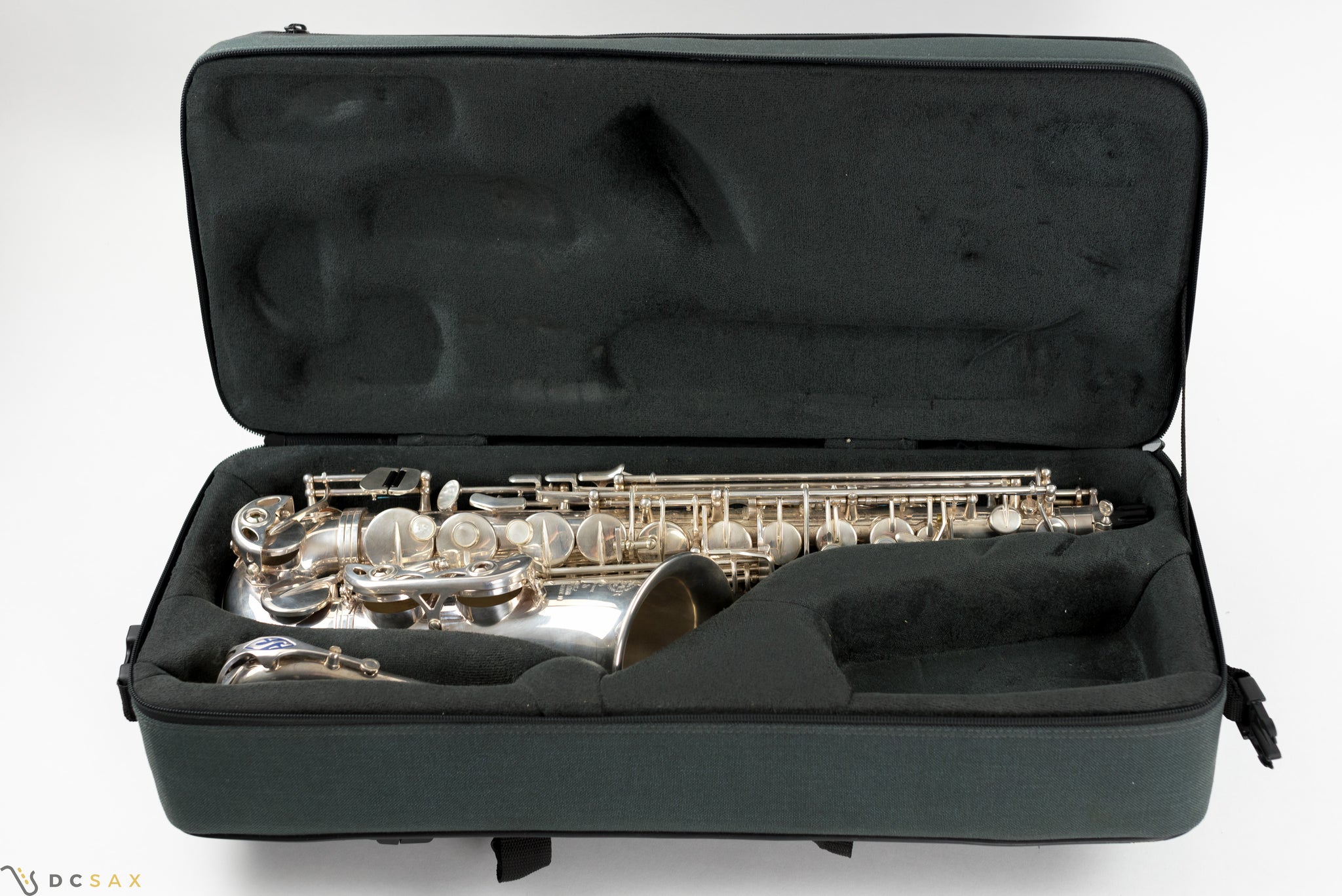 Selmer Super Action Series II Alto Saxophone, Silver Plated, Near Mint