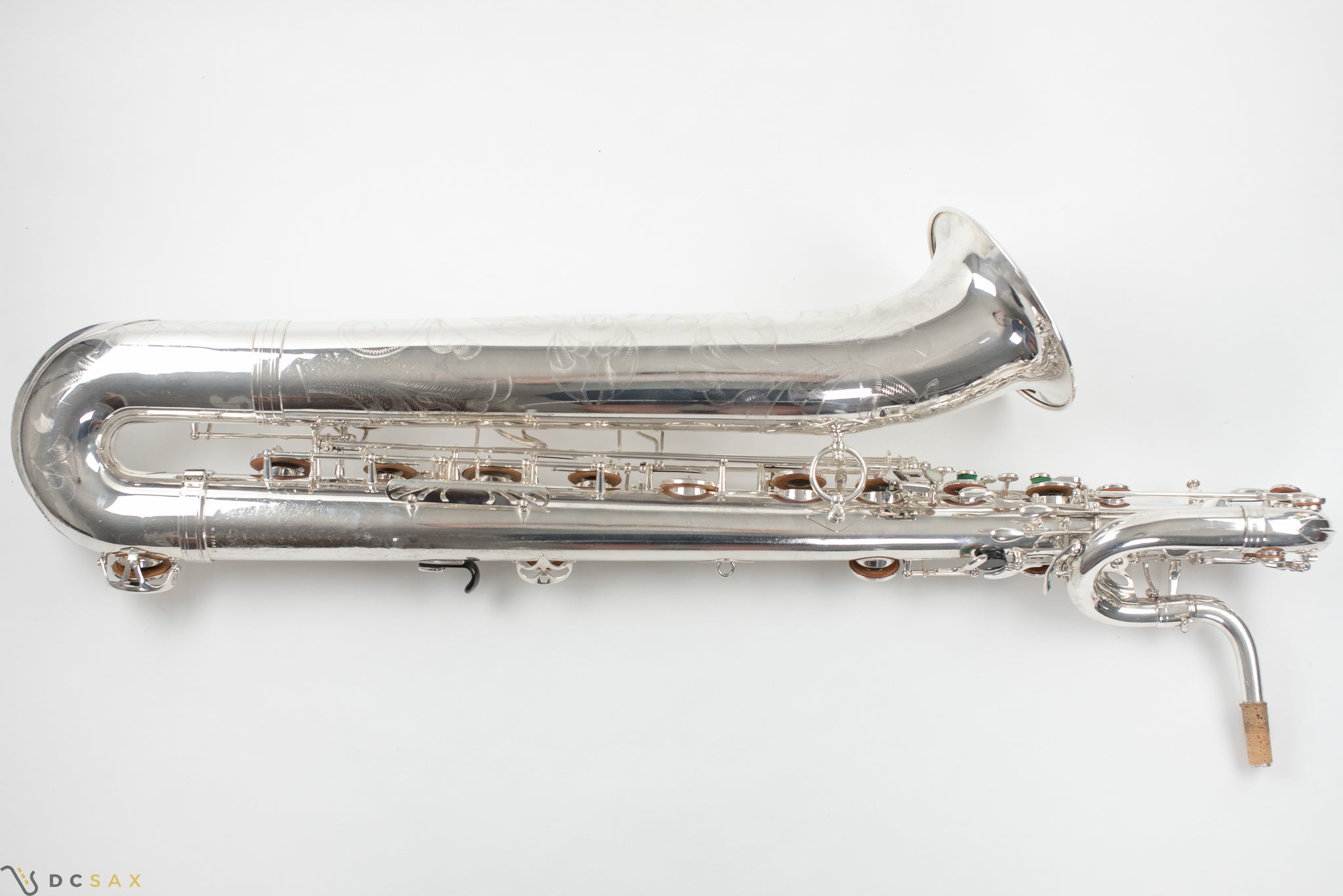 Selmer Super Action 80 Baritone Saxophone, Silver Plated