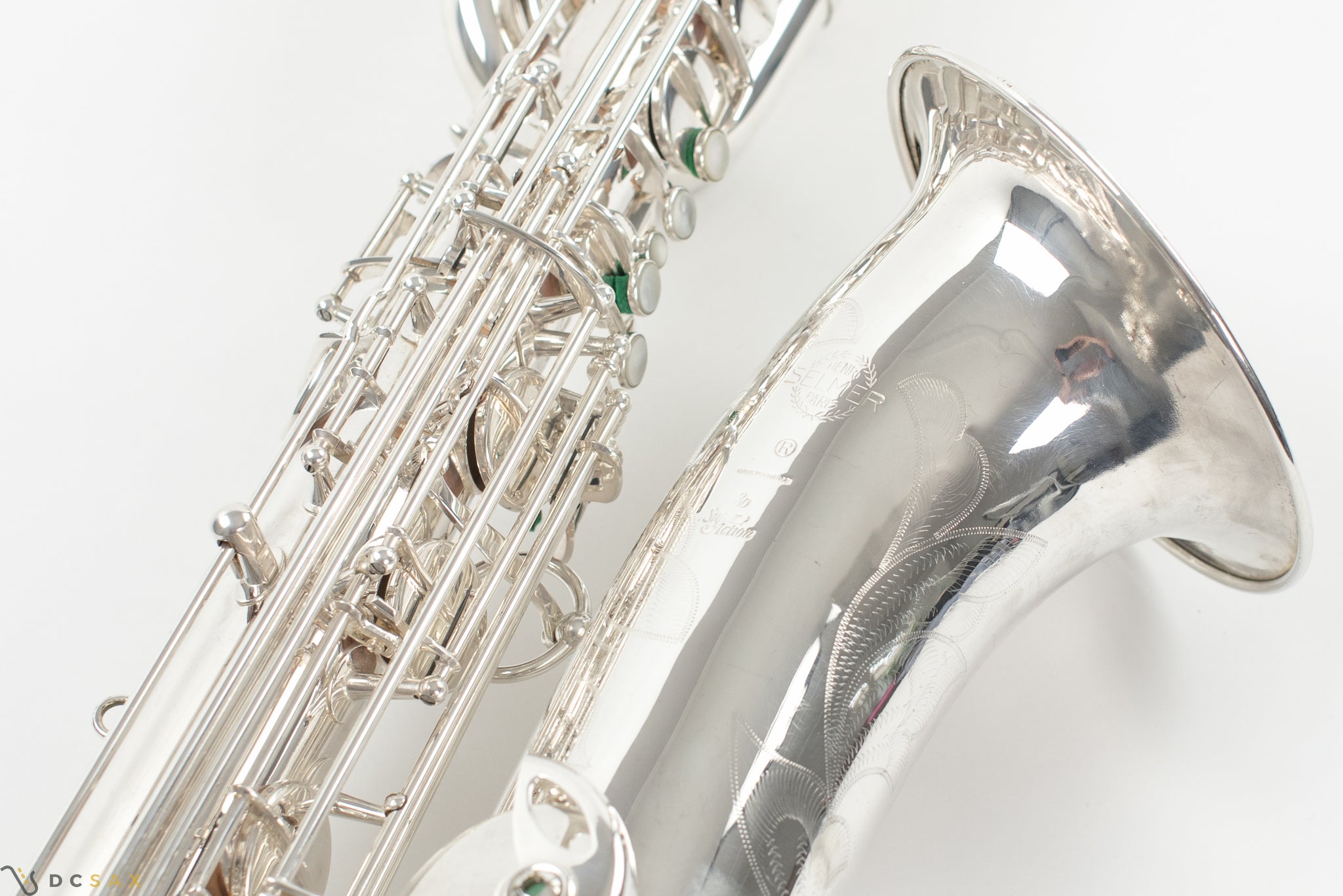 Selmer Super Action 80 Baritone Saxophone, Silver Plated