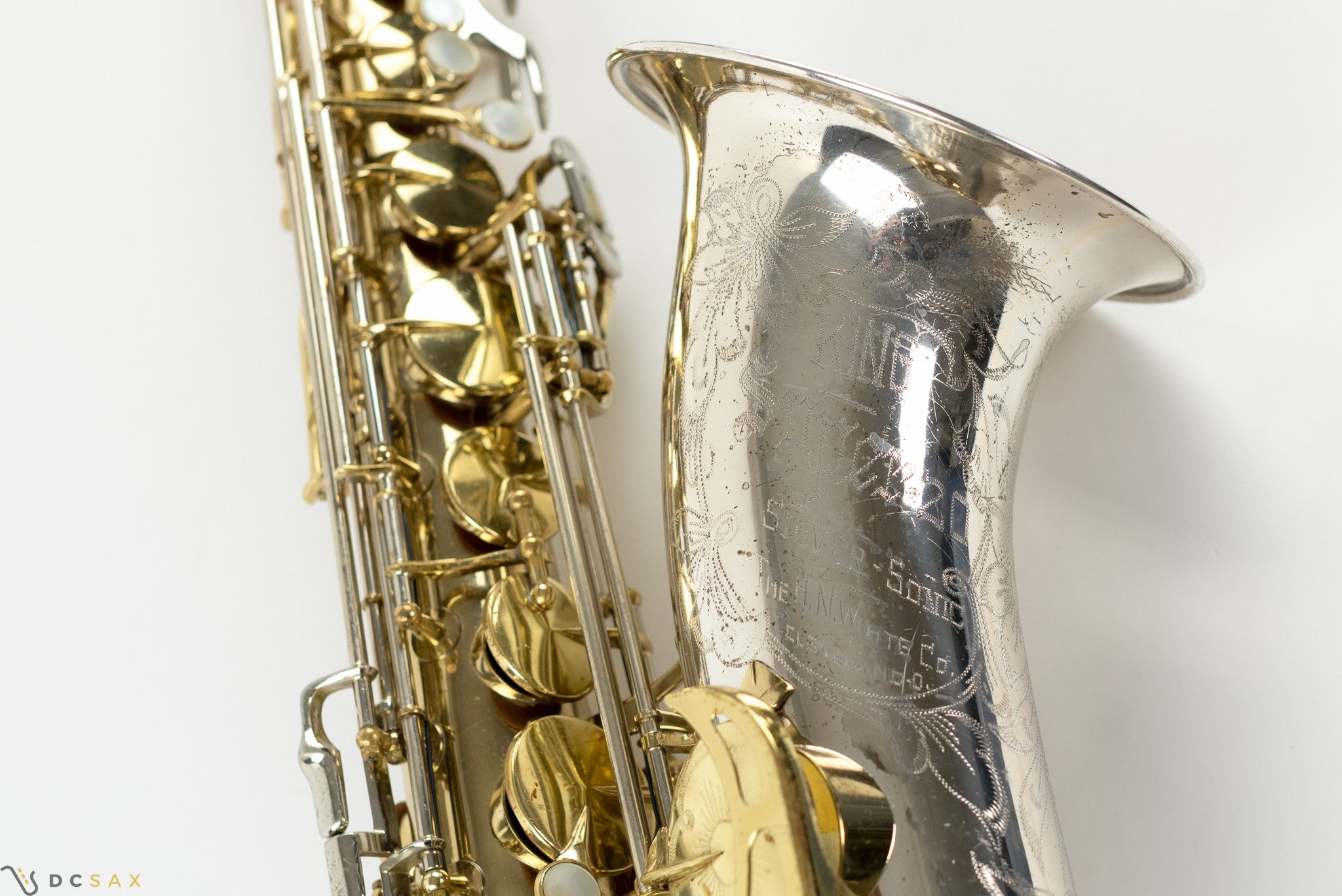 King Super 20 Silver Sonic Tenor Saxophone, Cleveland, Original Lacquer, Fresh Overhaul