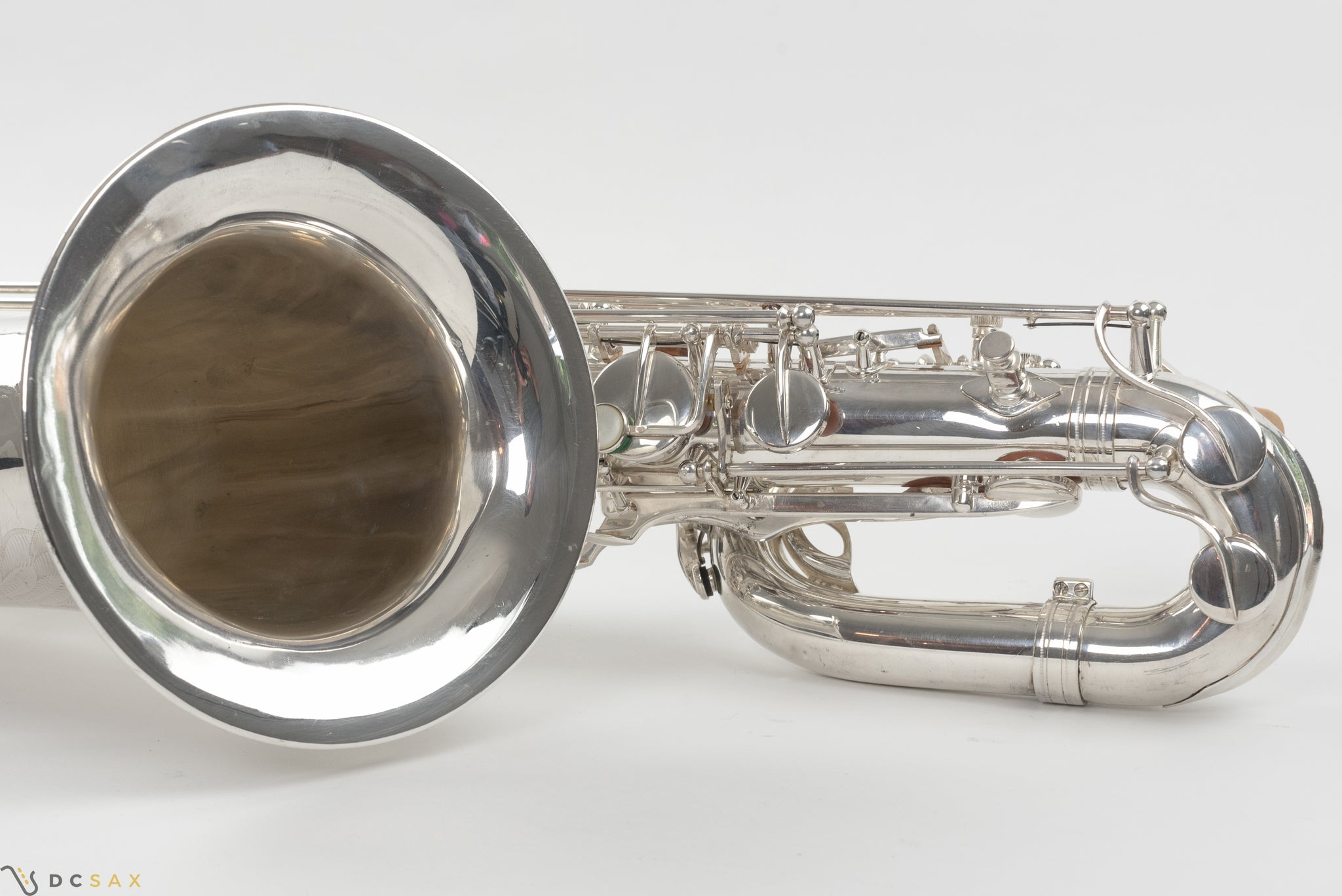 Selmer Super Action 80 Baritone Saxophone, Silver Plated