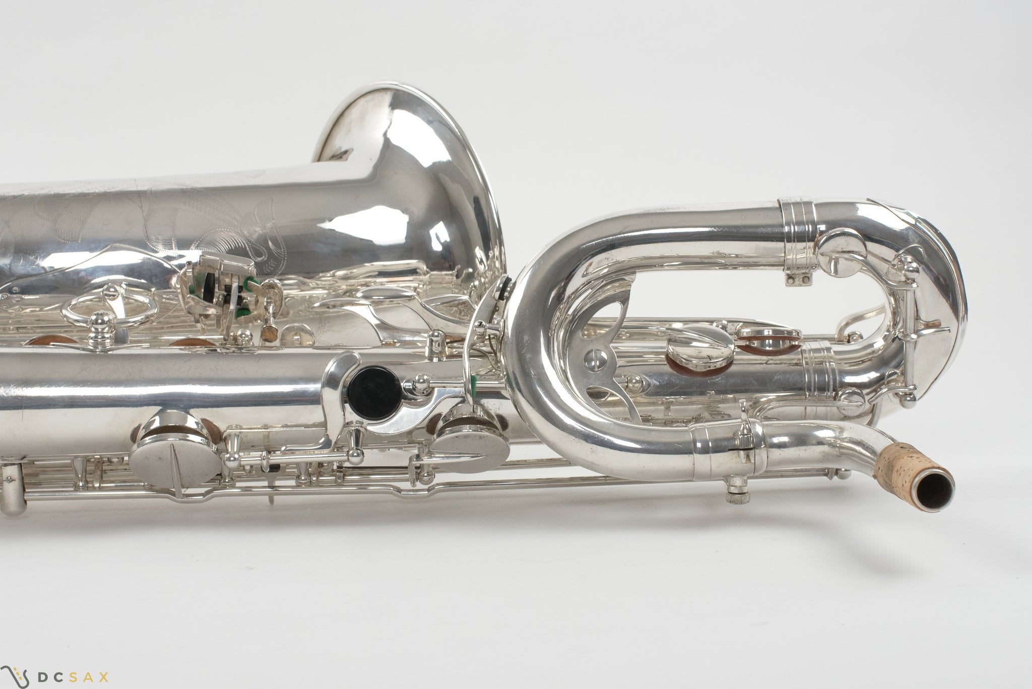 Selmer Super Action 80 Baritone Saxophone, Silver Plated