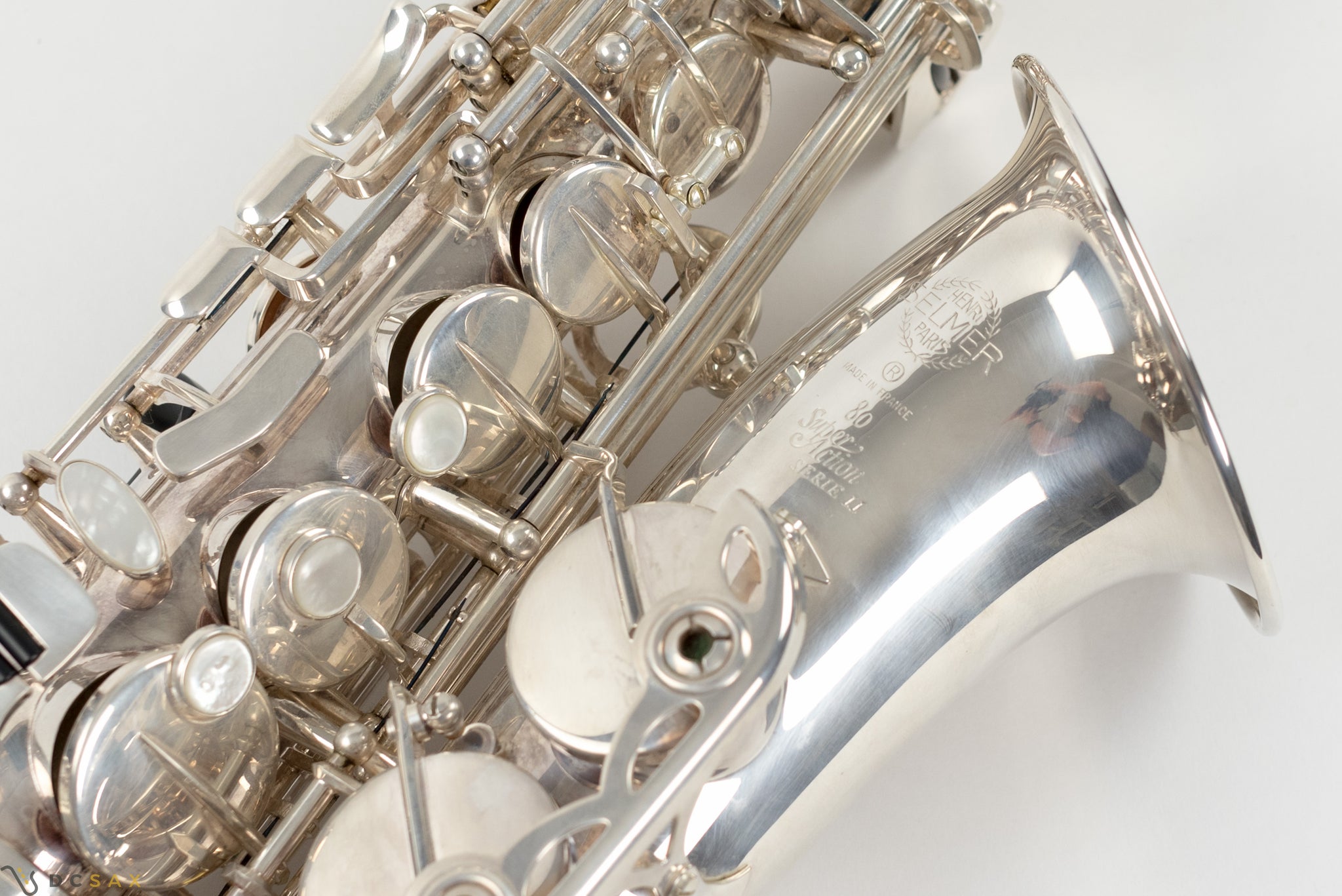 Selmer Super Action Series II Alto Saxophone, Silver Plated, Near Mint